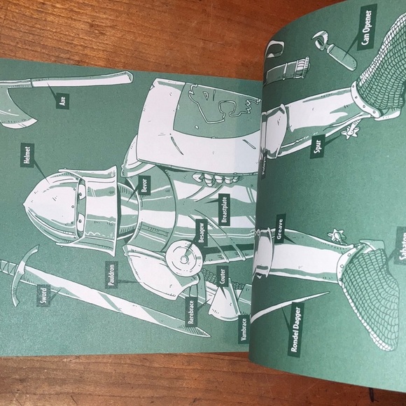 Scholastic Horrible Histories Knights Book - softcover a high speed comic book - Picture 10 of 16